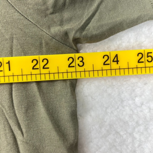 Lacoste Logo T-Shirt Cotton Short Sleeve Olive‎ Green Men's US Size 2XL VTG NWT - Picture 7 of 9